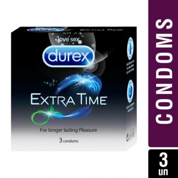 Durex Condoms, Extra Time  3 pcs